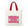 Trishii Delulu Is The Solulu Speak Series Tote, red strap