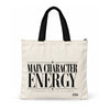 Trishii Main Character Energy Speak Series Tote, black strap