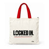 Trishii Locked In Speak Series Tote, red strap